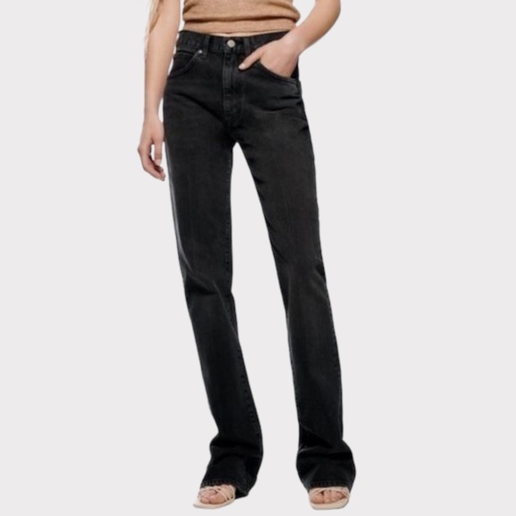 Zara | Jeans | Zara The Mia High Rise Bootcut Jeans Black Nwt | Poshmark
